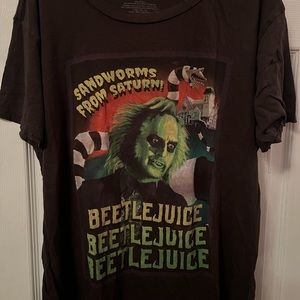 Beetlejuice T-shirt Sandworms vintage style size XL women size!! Brand new!